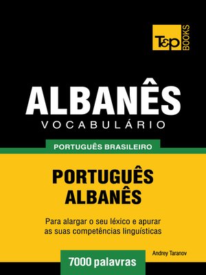 cover image of Vocabulário Português Brasileiro-Albanês